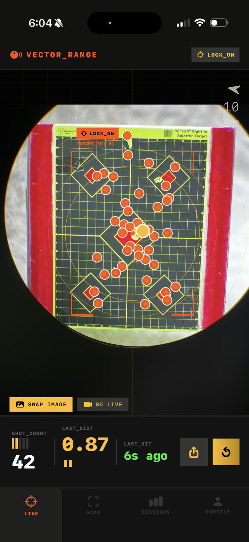 App with detections